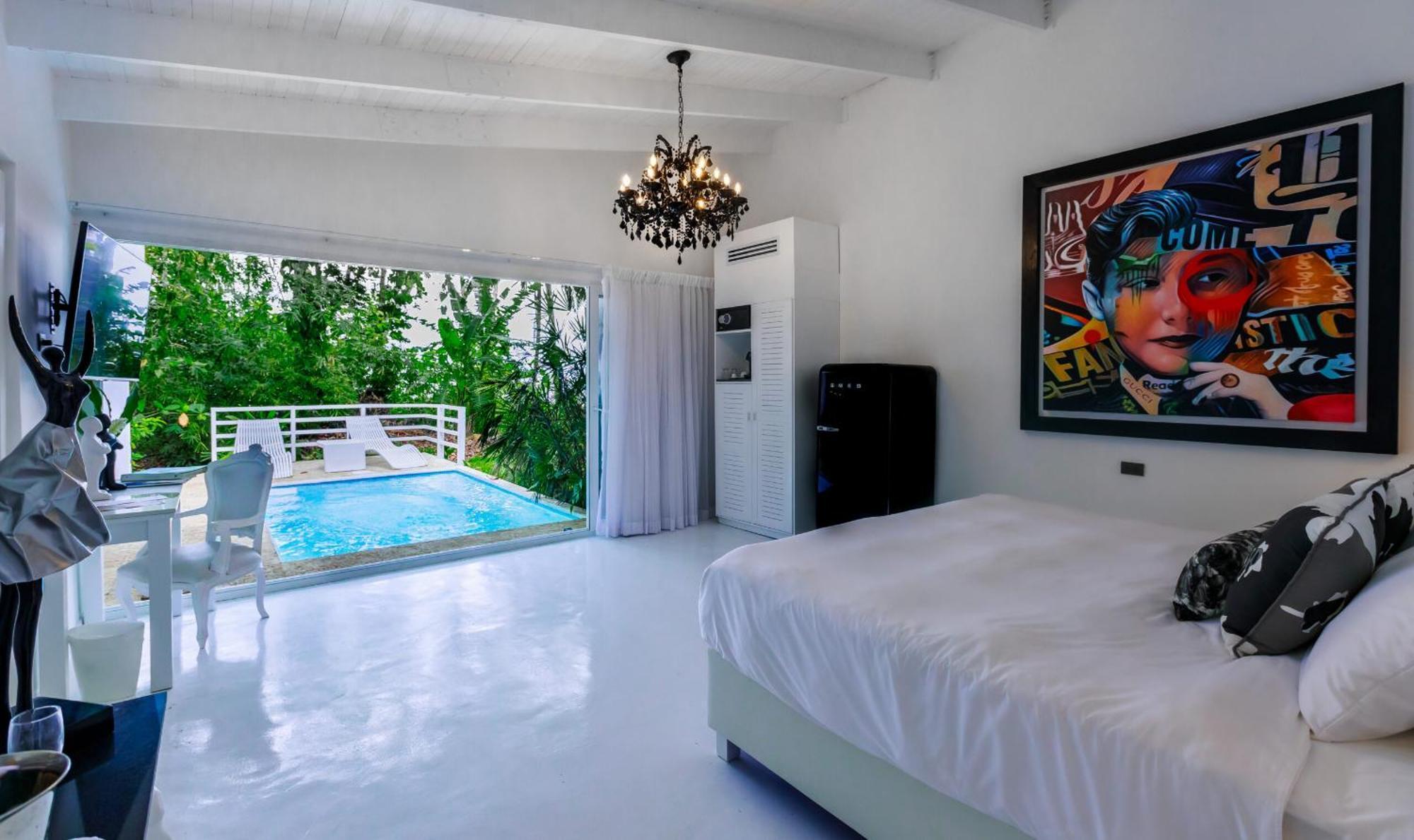 Le Cameleon Boutique Hotel Puerto Viejo de Talamanca Exteriér fotografie A room at the Standard